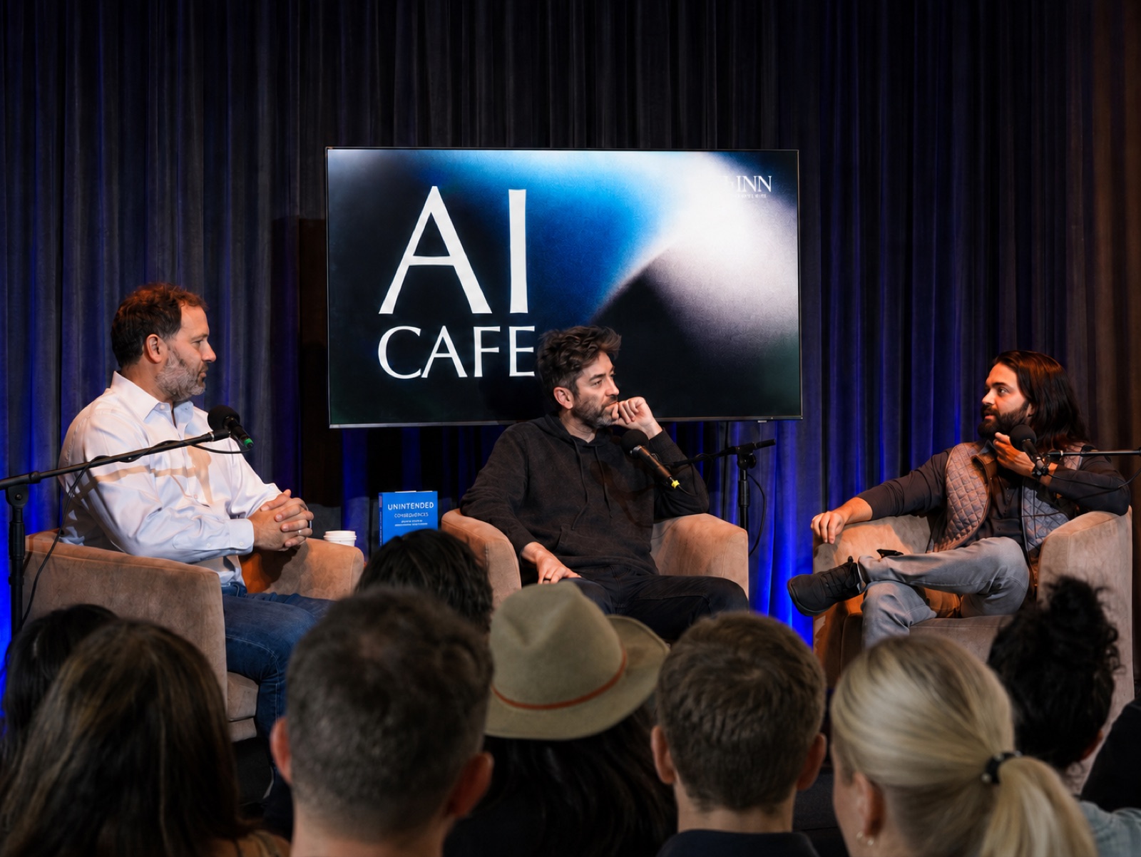 A panel event in the Clubhouse