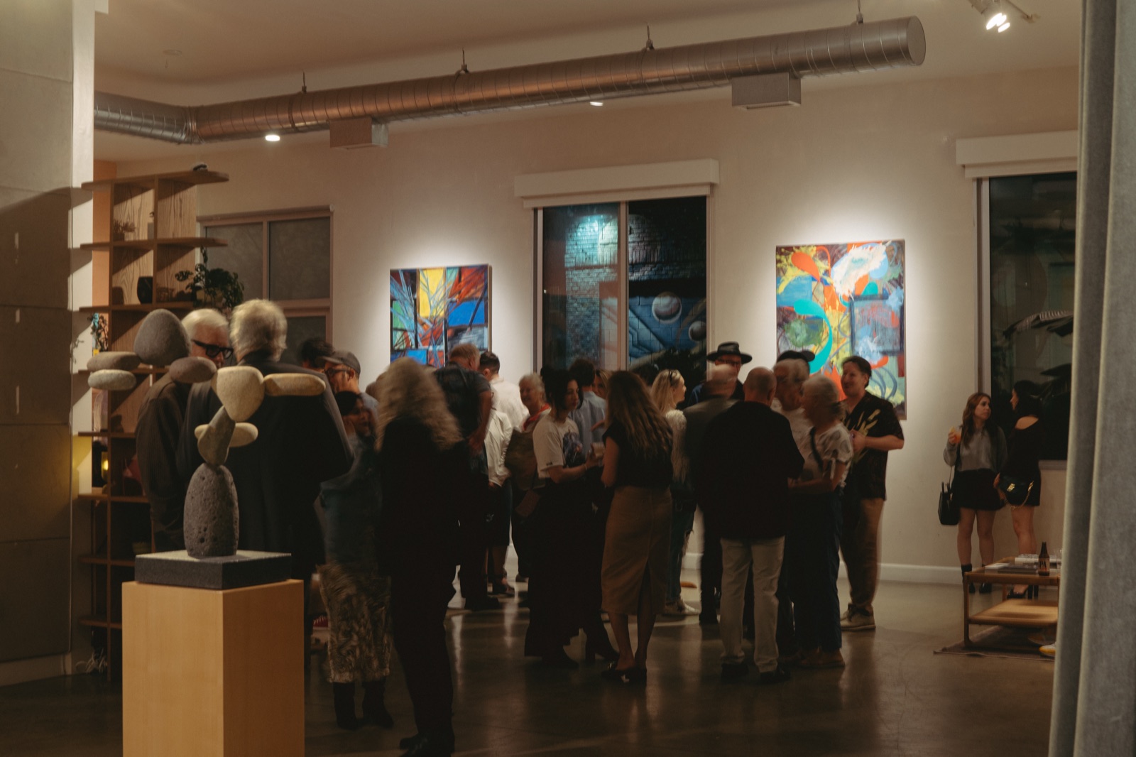 An evening reception in the Clubhouse at The KINN